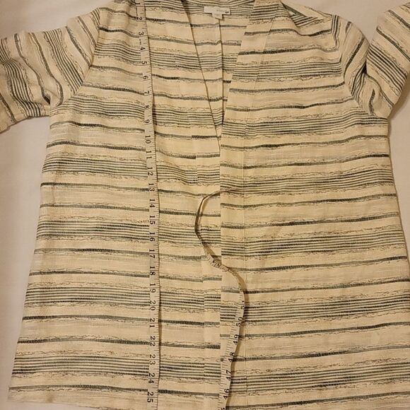 Pure Jill stripped blazer size s - Picture 6 of 9